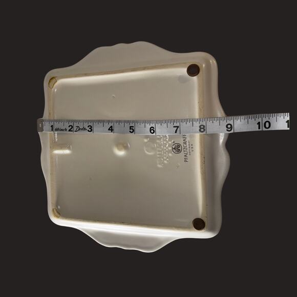 Pfaltzgraff Cottage Garden Wall Plaque – Floral Gate Scene, 9.5” - Picture 8 of 8